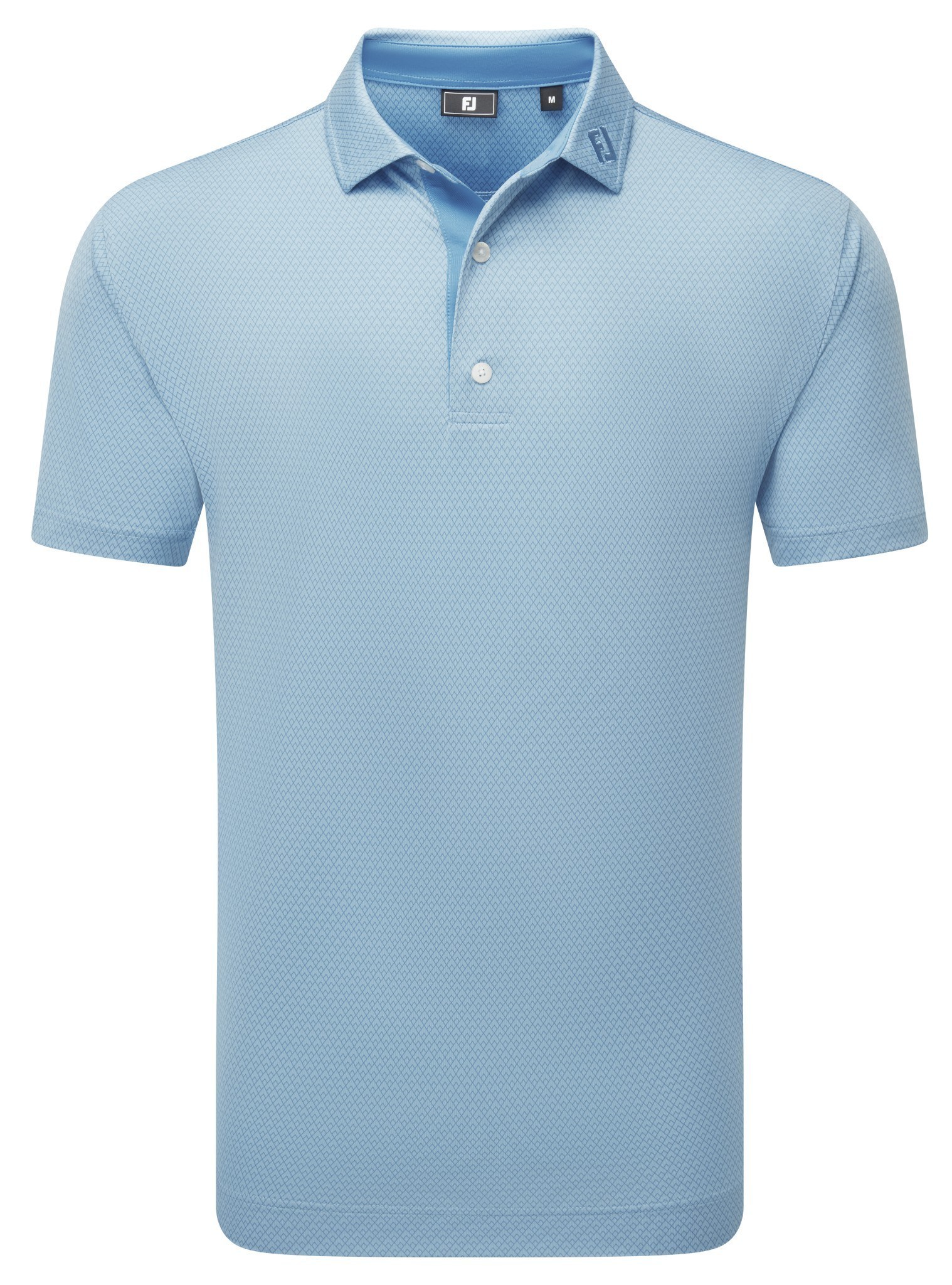 FootJoy Deco Diamond Print Herren Poloshirt, blau