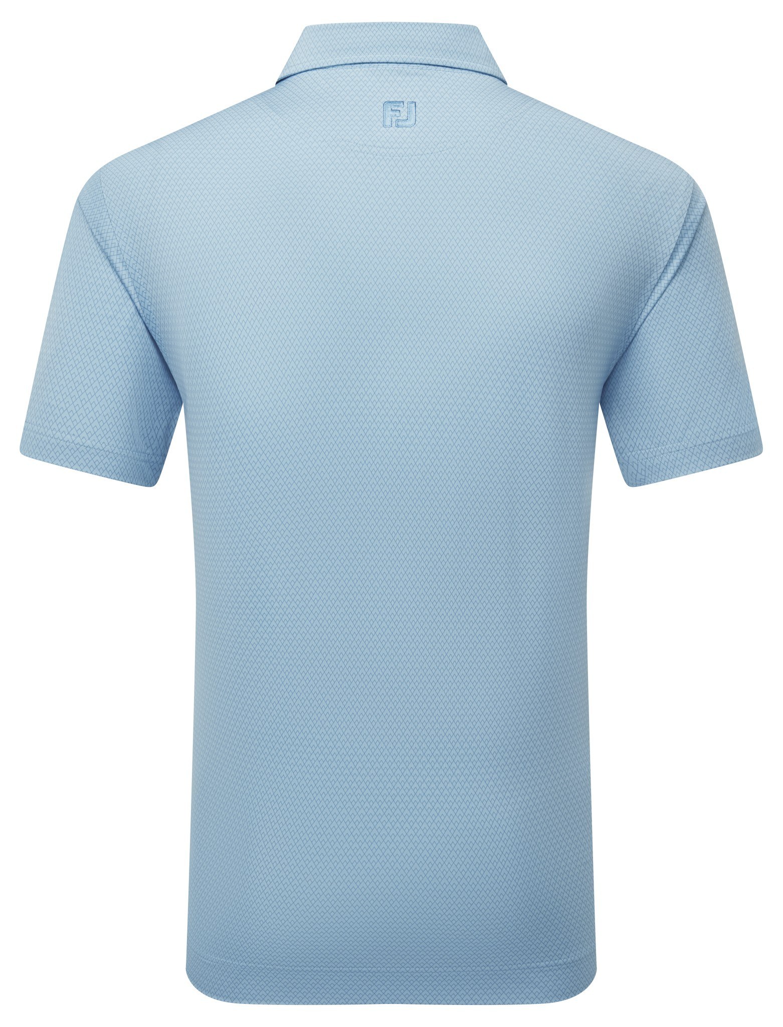 FootJoy Deco Diamond Print Herren Poloshirt, blau