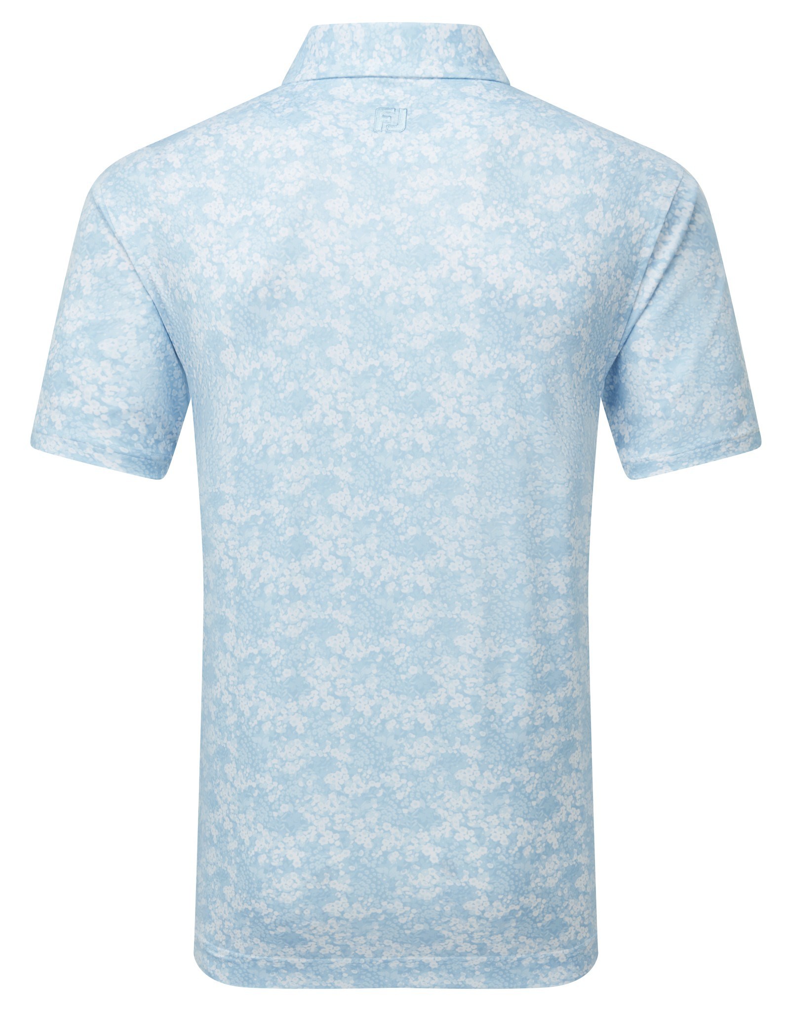 FootJoy GARDEN PRINT Herren Poloshirt, air blau