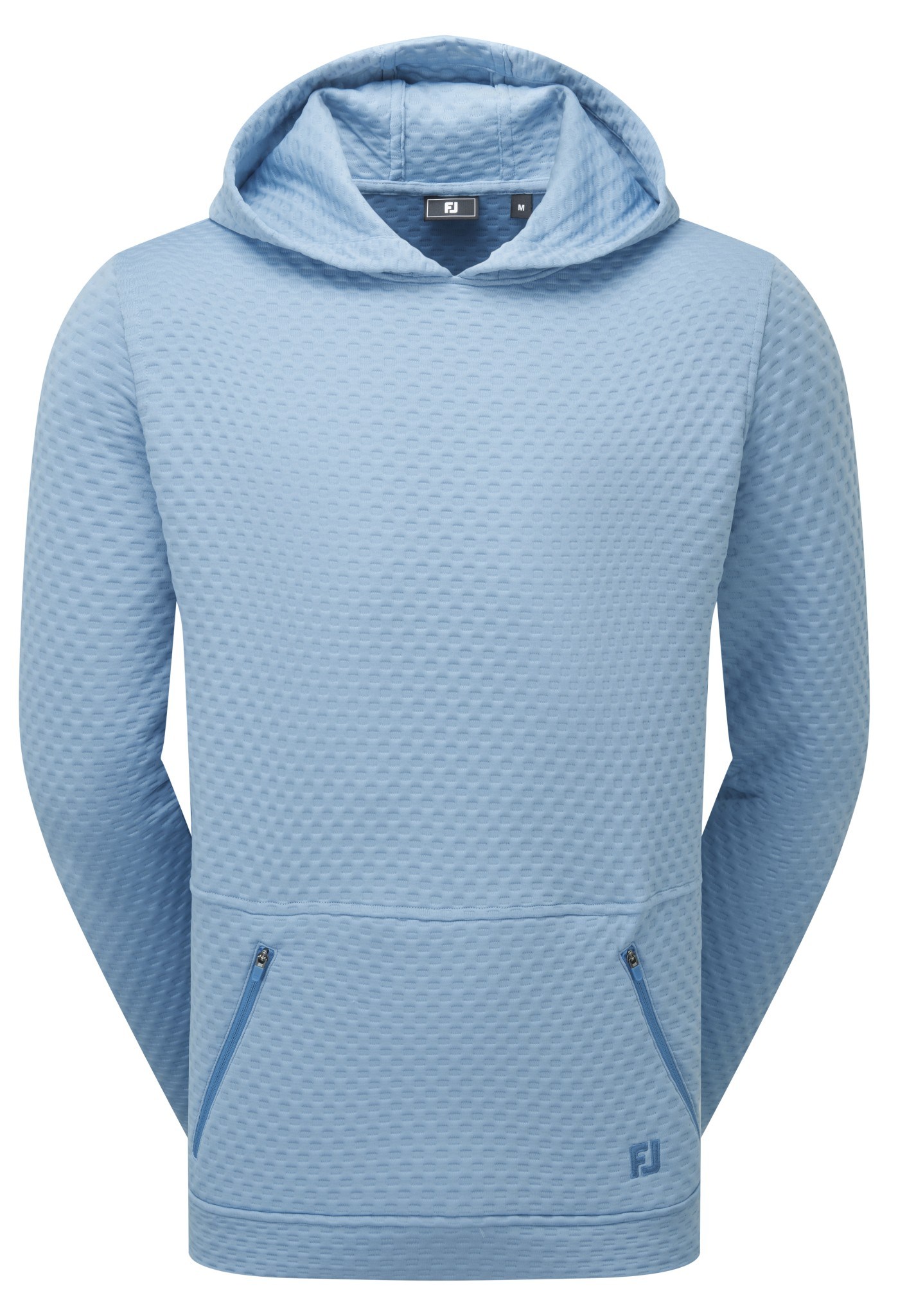 FootJoy Textured Knit Hoodie Herren Sweatshirt, blau