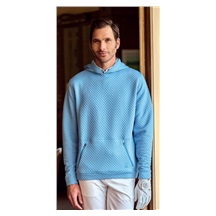FootJoy Textured Knit Hoodie Herren Sweatshirt, blau