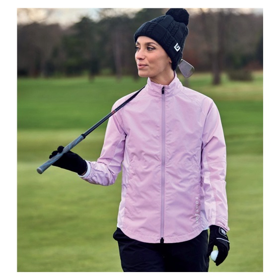 FootJoy HydroLite X Wasserdichte Damenjacke, orchid/white dot