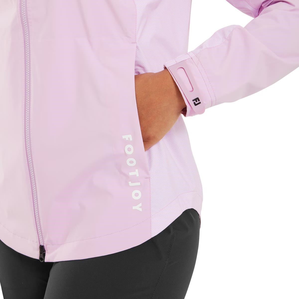 FootJoy HydroLite X Wasserdichte Damenjacke, orchid/white dot