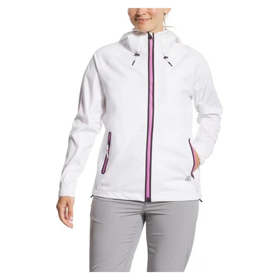 FootJoy HYDROKNIT Wasserdichte Damenjacke, weiss