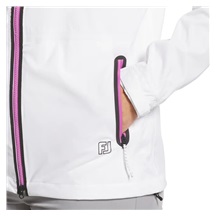 FootJoy HYDROKNIT Wasserdichte Damenjacke, weiss