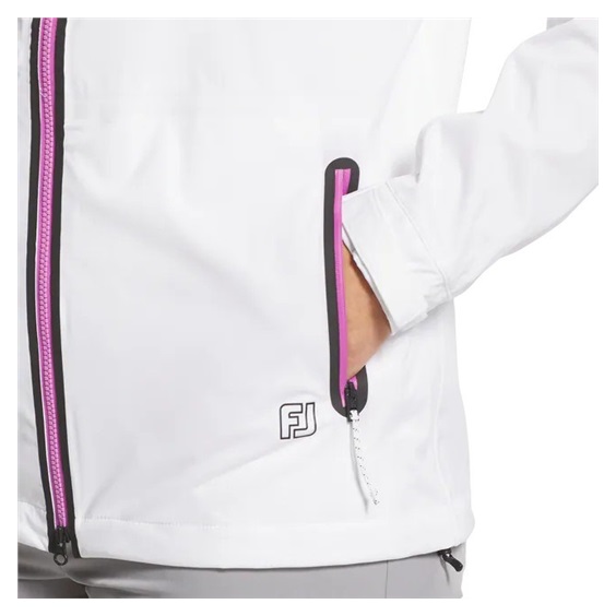 FootJoy HYDROKNIT Wasserdichte Damenjacke, weiss