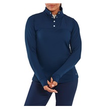 FootJoy ThermoSeries Hybrid Popover Damen Sweatshirt, dunkelblau