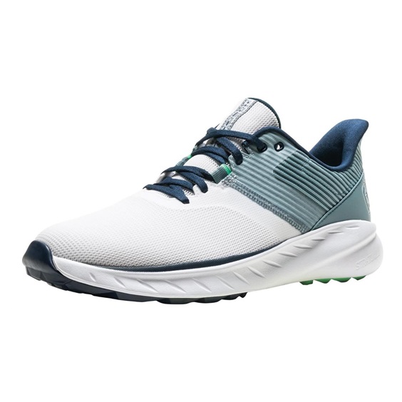 FootJoy Flex Herren Golfschuhe, weiss/blau