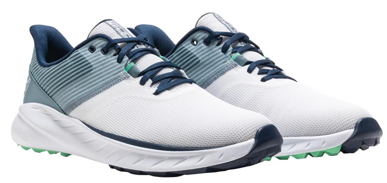 FootJoy Flex Herren Golfschuhe, weiss/blau
