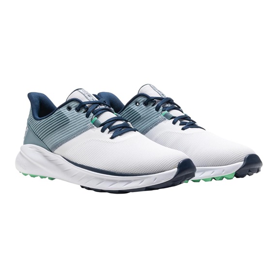 FootJoy Flex Herren Golfschuhe, weiss/blau