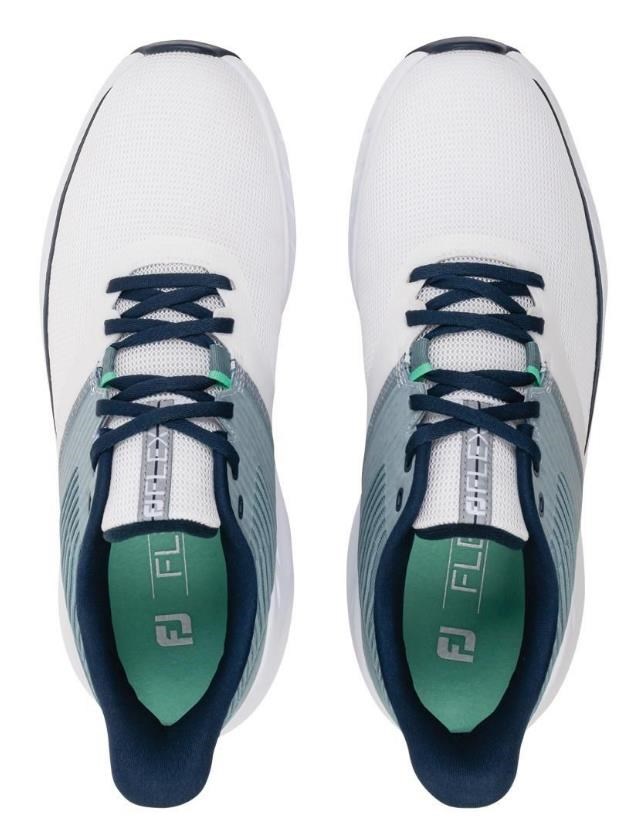 FootJoy Flex Herren Golfschuhe, weiss/blau