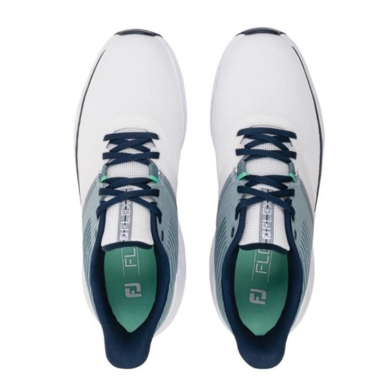 FootJoy Flex Herren Golfschuhe, weiss/blau