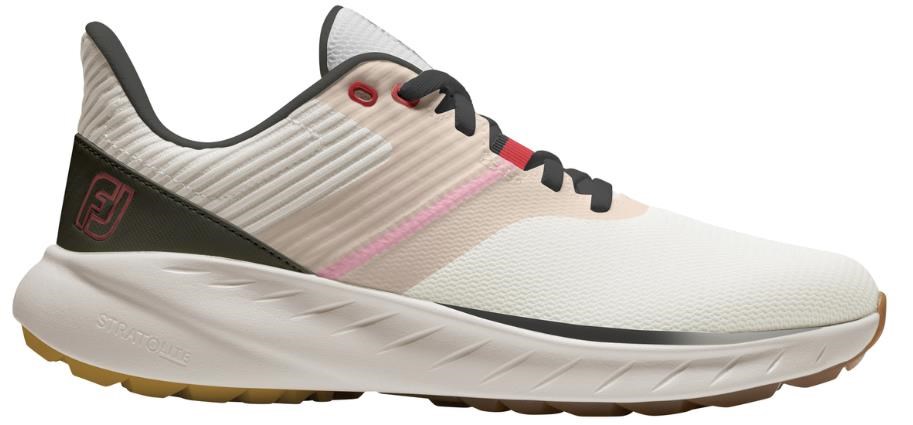 FootJoy Flex Damen Golfschuhe, cream/pink/chocolate