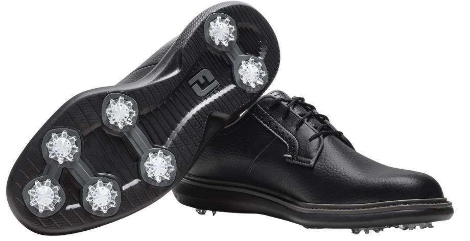 FootJoy Traditions Blucher Herren Golfschuhe, schwarz