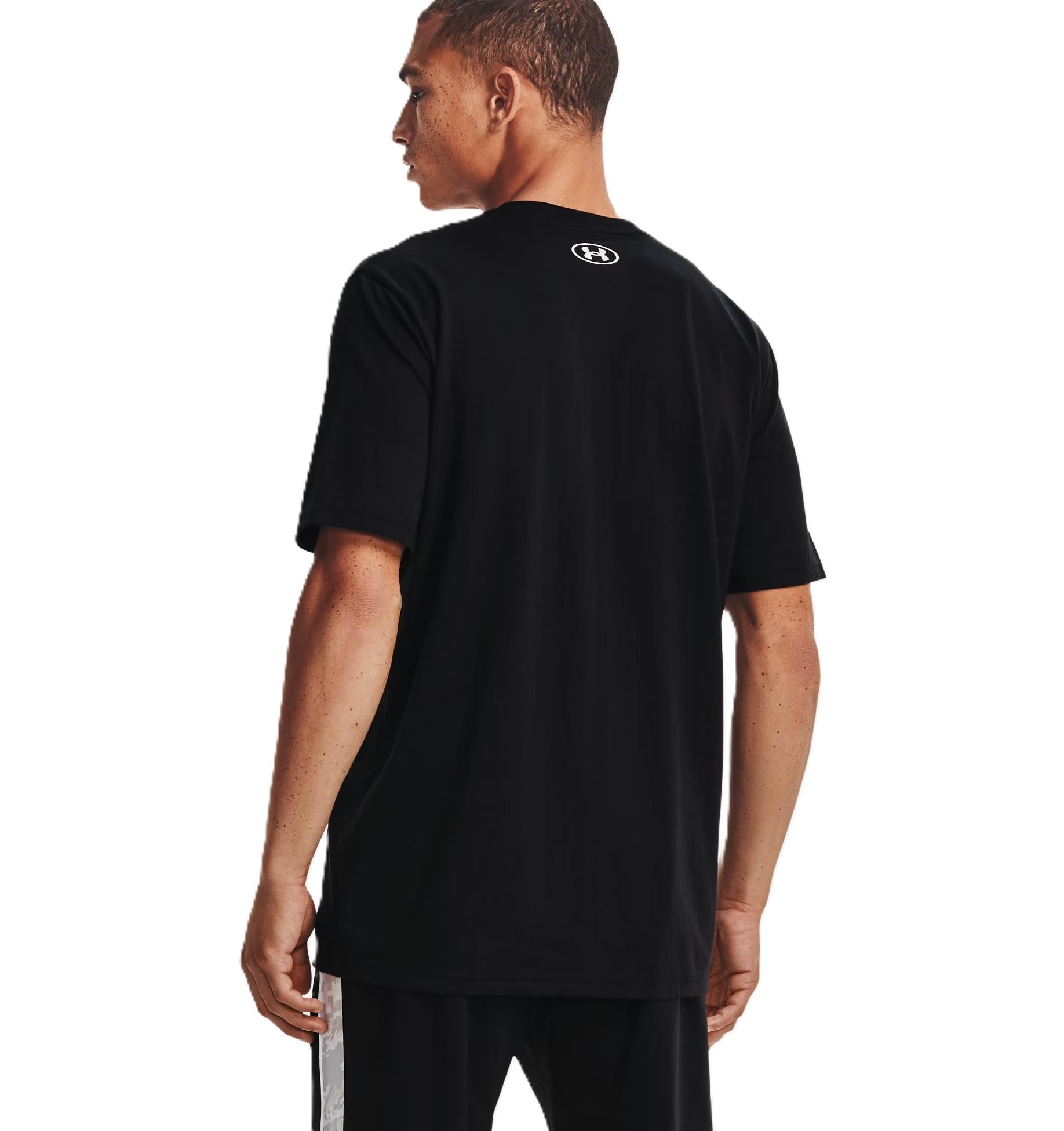 Under Armour ABC Camo Boxed Logo SS Herren T-Shirt, schwarz