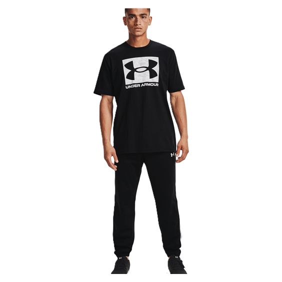 Under Armour ABC Camo Boxed Logo SS Herren T-Shirt, schwarz