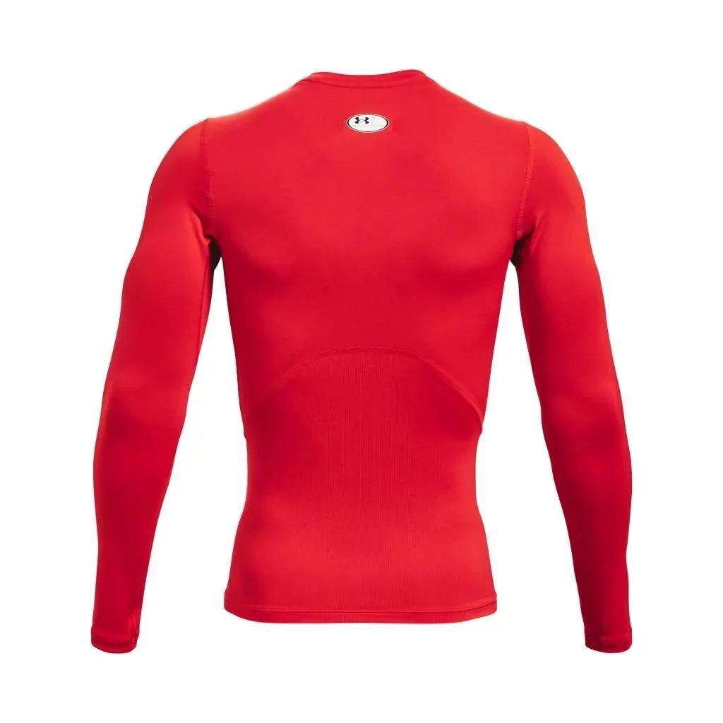 Under Armour HG Armour Comp LS Herren-Kompressionsshirt, rot