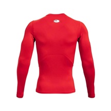 Under Armour HG Armour Comp LS Herren-Kompressionsshirt, rot