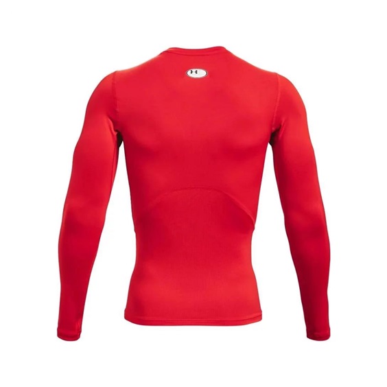 Under Armour HG Armour Comp LS Herren-Kompressionsshirt, rot