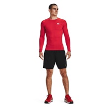 Under Armour HG Armour Comp LS Herren-Kompressionsshirt, rot