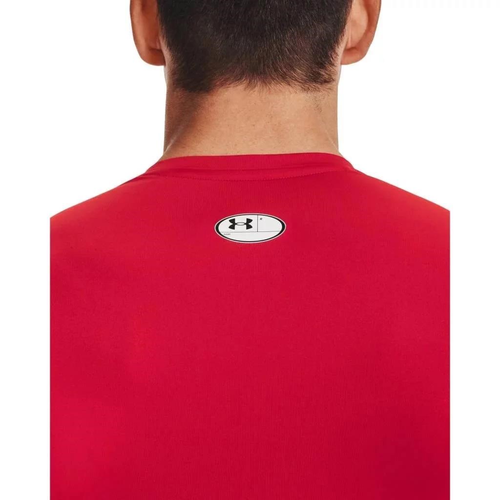 Under Armour HG Armour Comp LS Herren-Kompressionsshirt, rot