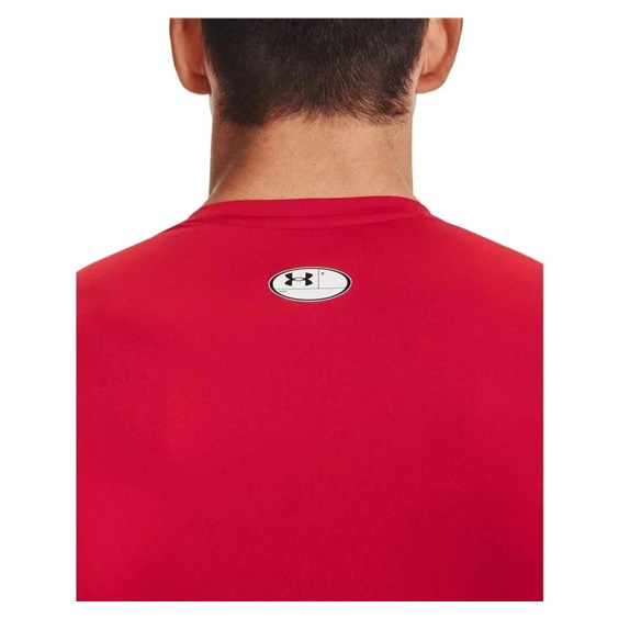 Under Armour HG Armour Comp LS Herren-Kompressionsshirt, rot