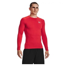 Under Armour HG Armour Comp LS Herren-Kompressionsshirt, rot