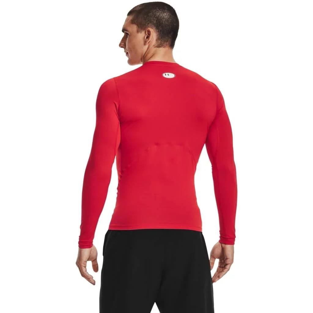 Under Armour HG Armour Comp LS Herren-Kompressionsshirt, rot