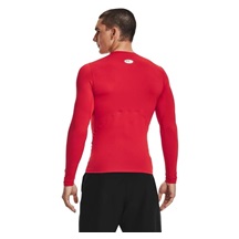 Under Armour HG Armour Comp LS Herren-Kompressionsshirt, rot