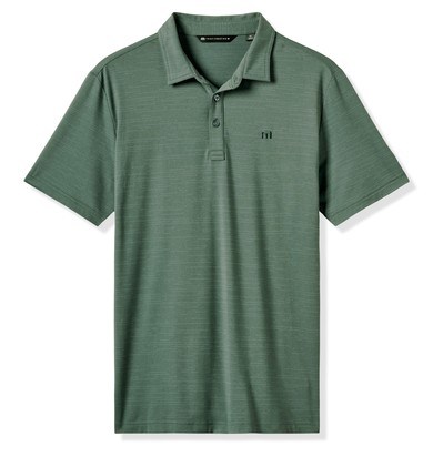 Travis Mathew The Heater Herren Poloshirt, balsam green