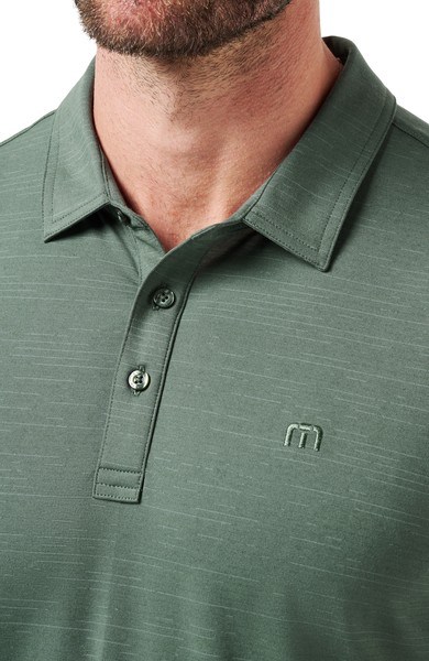 Travis Mathew The Heater Herren Poloshirt, balsam green