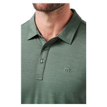 Travis Mathew The Heater Herren Poloshirt, balsam green