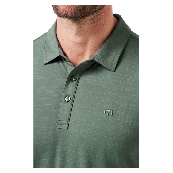 Travis Mathew The Heater Herren Poloshirt, balsam green