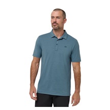 Travis Mathew The Heater Herren Poloshirt, copen blau