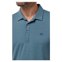 Travis Mathew The Heater Herren Poloshirt, copen blau