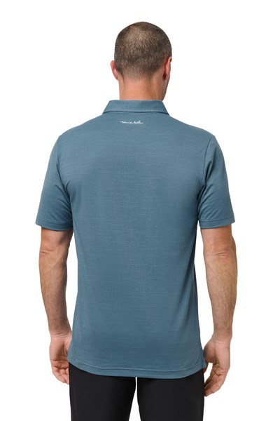 Travis Mathew The Heater Herren Poloshirt, copen blau