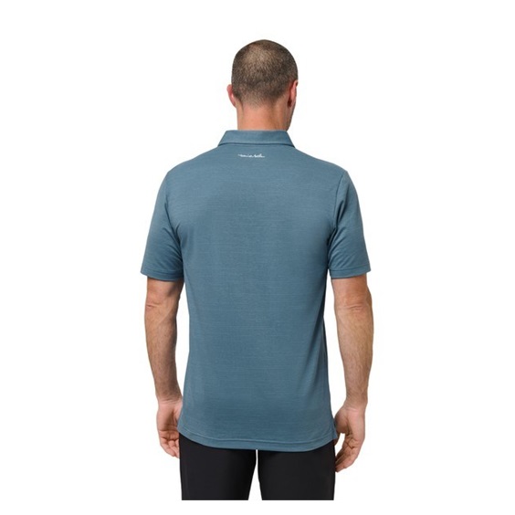 Travis Mathew The Heater Herren Poloshirt, copen blau