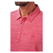 Travis Mathew The Heater Herren Poloshirt, heather scooter