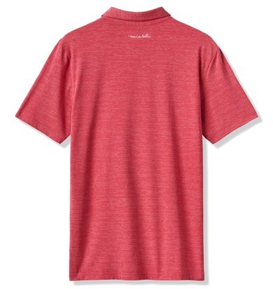 Travis Mathew The Heater Herren Poloshirt, heather scooter