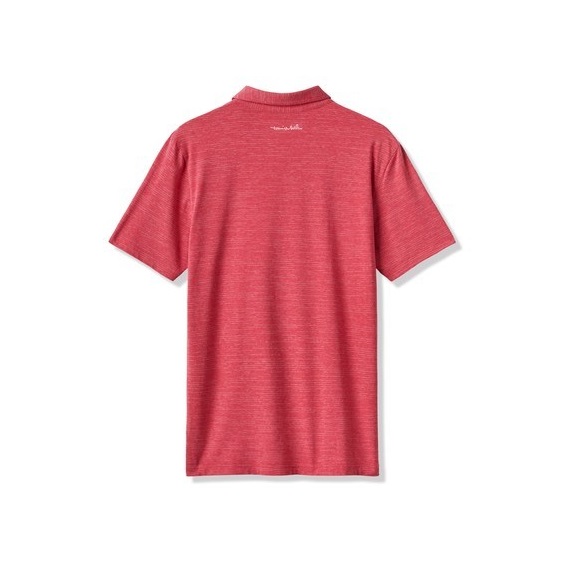 Travis Mathew The Heater Herren Poloshirt, heather scooter
