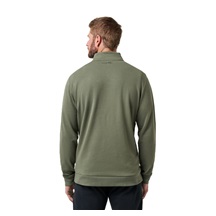 Travis Mathew CLOUD QUARTER ZIP 2.0 Hoodie Herren Sweatshirt, darrk olive