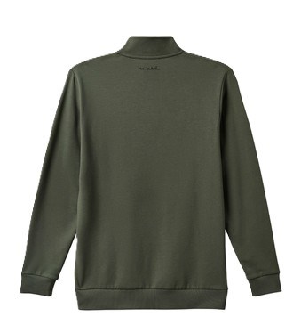 Travis Mathew CLOUD QUARTER ZIP 2.0 Hoodie Herren Sweatshirt, darrk olive