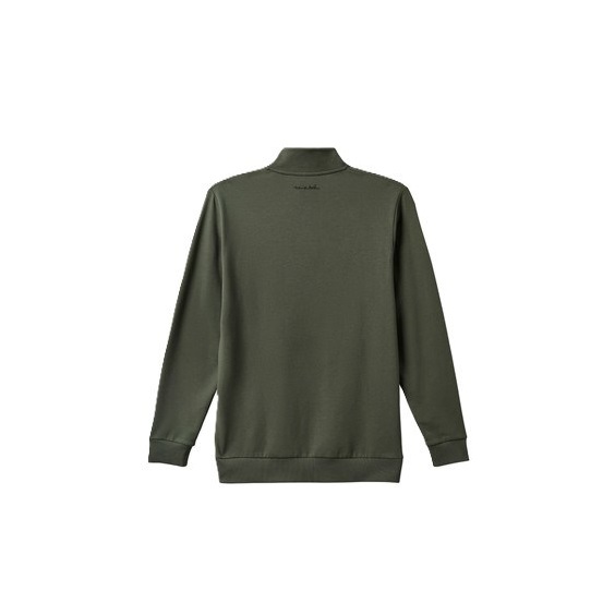 Travis Mathew CLOUD QUARTER ZIP 2.0 Hoodie Herren Sweatshirt, darrk olive