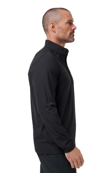 Travis Mathew Wanderlust quater zip Herrenjacke, schwarz