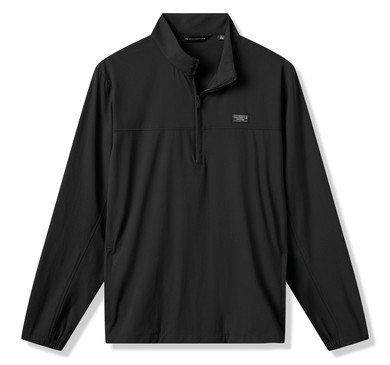 Travis Mathew Wanderlust quater zip Herrenjacke, schwarz
