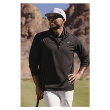 Travis Mathew Wanderlust quater zip Herrenjacke, schwarz