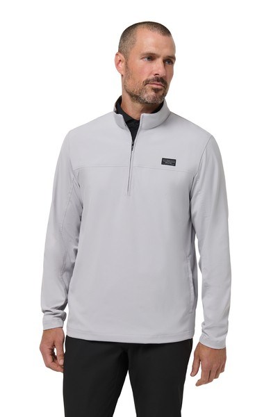 Travis Mathew Wanderlust quater zip Herrenjacke, micro chip