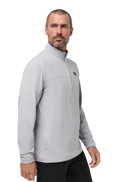 Travis Mathew Wanderlust quater zip Herrenjacke, micro chip