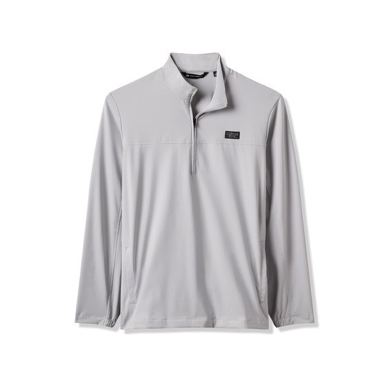 Travis Mathew Wanderlust quater zip Herrenjacke, micro chip