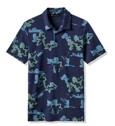 Travis Mathew Favorite Hello Herren Poloshirt, total eclipse